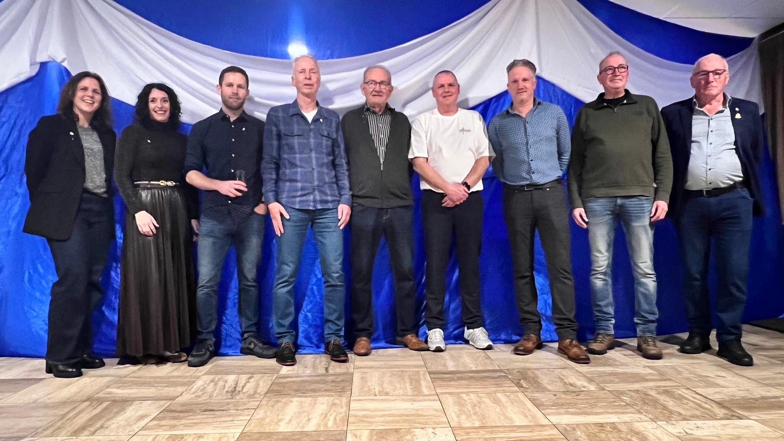 Huldiging jubilarissen tijdens Nieuwjaarsgala!